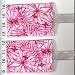 Search : Set of 2 Luggage Tags Made with Butterfly Fern Pink Fabric