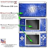Nintendo DS Lite Stardust Blue WraptorSkinz Skin Kit by TuneTattooz TM