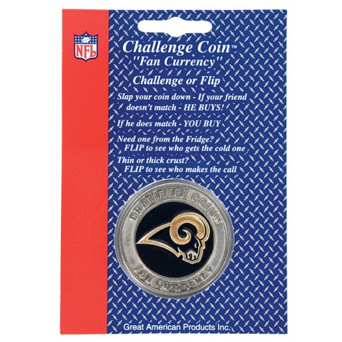 St. Louis Rams NFL Challenge Coin/Lucky Poker Chip