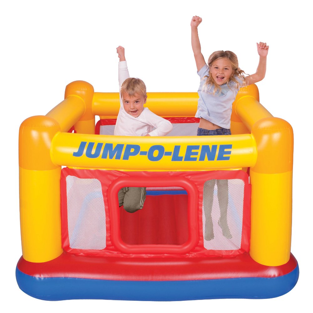 Intex Playhouse JumpOLene Inflatable Bouncer, 68" X 68" X 44", for