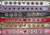 10 INCH - BLACK - Starlight Rhinestone Dog Collar