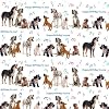 Dog Song  - Gift Wrap & Tags (2+2) - Geschenkpapier