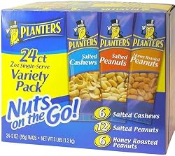 Planters-Nuts On the Go Snack Packs, 24/2 oz Variety Packs