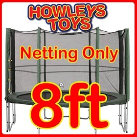 8 ft Replacement Netting For Trampoline Enclosure