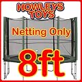 8 ft Replacement Netting For Trampoline Enclosure