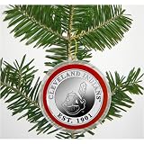 Cleveland Indians Silver Coin Ornament