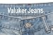 Valuker Men's Slim Fit Denim Short Jeans Light Blue