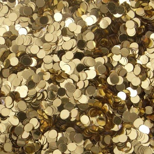 Glitter Camel gold 1 mm Round 1.4g