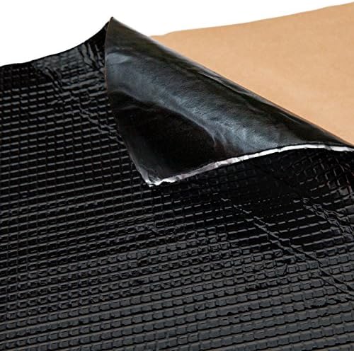 50 Sq Ft Black Self-adhesive Foil & Butyl Sound Dampener Under Carpet and Mat 50 Mil , Automotive Audio Deadener Insulation for Cars & Trucks (Noico) Replace Oem