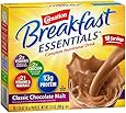Carnation Breakfast Essentials, Classic Chocolate Malt Powder, 1.26 oz, 10-Count Envelopes (Pack of 6)