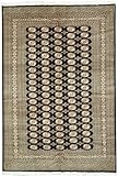 IMAGE OF 6'2 x 9'0 Handmade Knotted Turkoman Bokhara New Area Rug From Pakistan - 50675