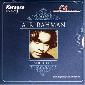 karaoke sing along with a r rehman vol-3