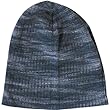 Rainbow Knit Hemp Hat - Silver-Blue/Grey