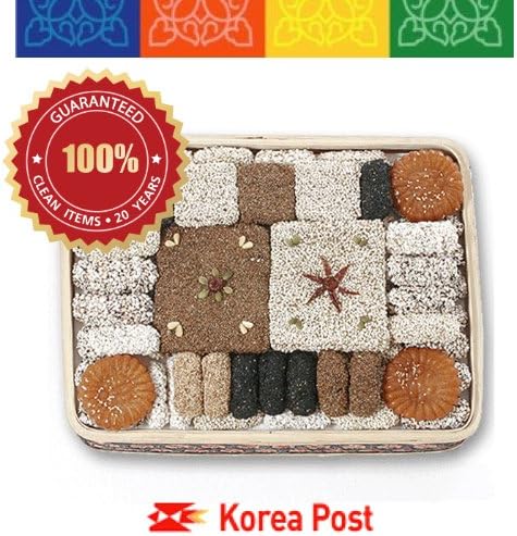 Gangreung Samyeong Traditional Korean Cookie in Basket(Large size) 2kg