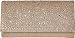 Jessica McClintock Chloe Sparkle Stones Evening Clutch, Champagne