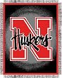 Nebraska Cornhuskers Focus Series Throw Blanket - NCAA College Athletics Fan Shop Team Merchandise