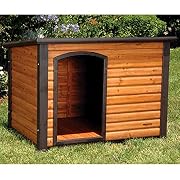 Precision Pet Outback Log Cabin Dog House Large 45 1/2x33x33-Inches