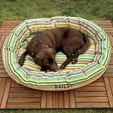 Orvis Outdoor Bagel Dog Beds X LARGE MULTI STRIPE
