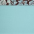 Breathablebaby Breathable Safer Bumper, Chocolate/Ice Blue Fauna
