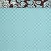 Breathablebaby Breathable Safer Bumper, Chocolate/Ice Blue Fauna