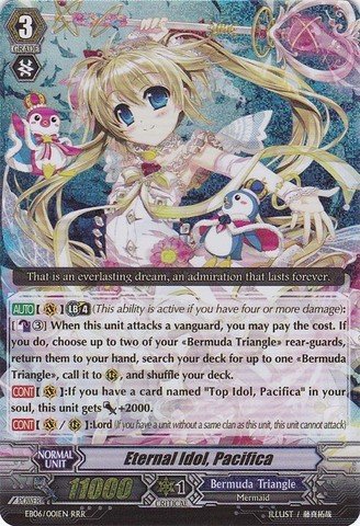 Cardfight!! Vanguard TCG - Eternal Idol, Pacifica (EB06/001EN) - Dazzling Divas