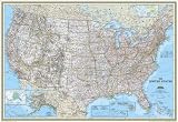 Classic United States Wall Map - laminated