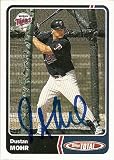 Dustan Mohr Signed Minnesota Twins 03 Topps Total Card