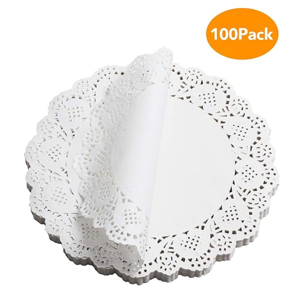 Lashary Paper Doilies 100 Pieces Doilies Paper Lace Doileys