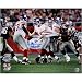 Eli Manning Super Bowl XLII Escaping Tackle 8x10 Photo w/ SB XLII MVP Insc. Image