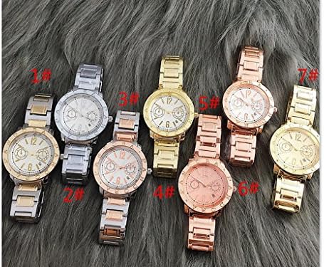 LNI Women's Decorative Chronograph-style Link Watch - 3#