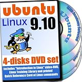 Ubuntu 9.10, 4-disks DVD Installation and Reference Set