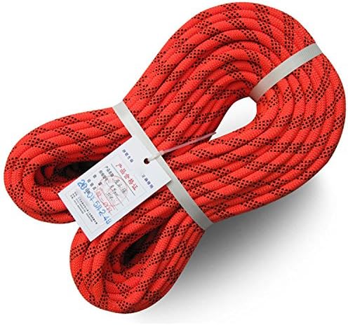 Sterling Rock Climbing Rope - Outdoor Hiking/Camping/Abseiling/escaping/Rescue Safety Rope,Sturdy Durable Mountaineering Rock Climbing Rope - Portable Generic Polyester Braided Utility Rope