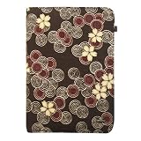 JAVOedge Cherry Blossom Book Style Case for the Barnes & Noble Nook (Cocoa)