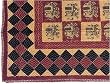 Cotton Coverlet Block Print Bedspread (bscov310)