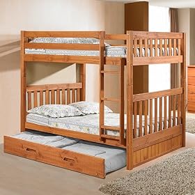 Discovery Full Full Bunk w  Trundle: Desk Hutch and Chair, TV Stand