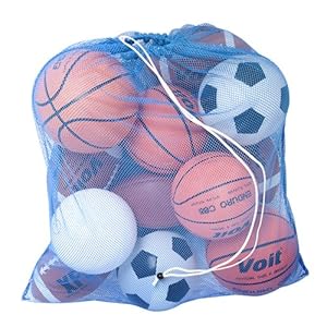 BSN Heavy-Duty Mesh Equipment Bag (Blue)