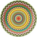 French Bull 15-1/2-Inch Melamine Round Platter, Mosaic