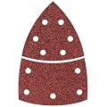 Wolfcraft 3118000 15 Haft-Schleifbl�tter Korund Korn 40,80,120, gelocht