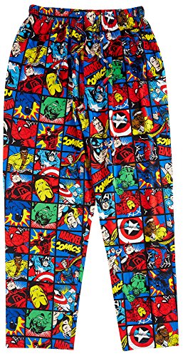 Marvel Mens Comics Character Knit Pajama Pants
