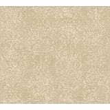 York Wallcoverings GX8121SMP Passport Distressed Damask Stripe Wallpaper Memo Sample, 8-Inch x 10-In