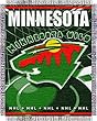 Minnesota Wild Focus Series Throw Blanket - NHL Hockey Fan Shop Sports Team Merchandise