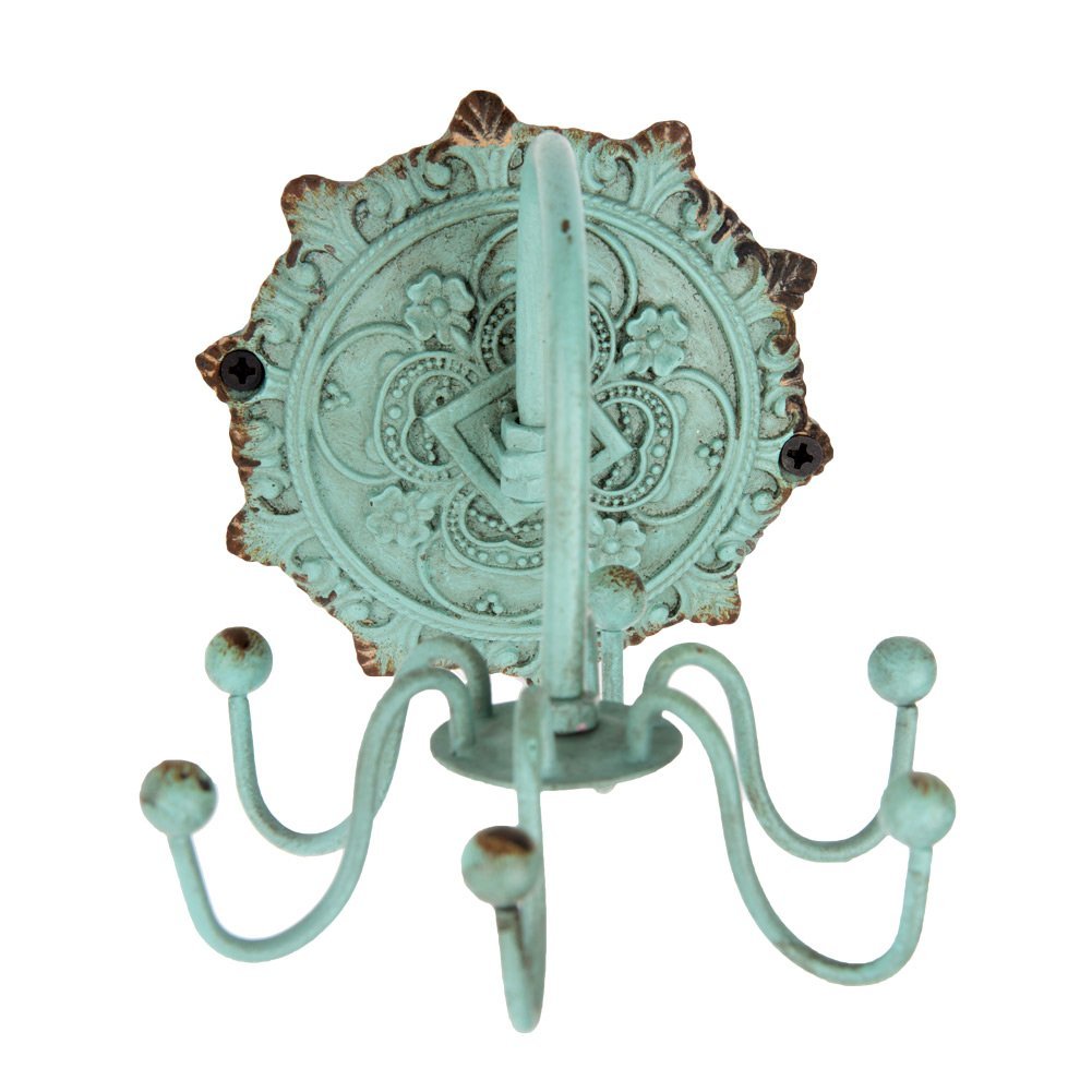 Antique Jewellery Wall Display Hanger Jewelry Holder Rack Metal Hooks