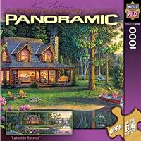 MaterPieces Lakeside Retreat 1000 Piece Puzzle Kim Norlien Panoramics