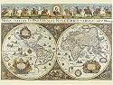 Ravensburger 1665 World Map 3,000-pc. Puzzle