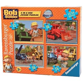 Ravensburger Bob the Builder 4 in a Box Jigsaw Puzzles