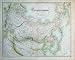 ANTIQUE MAP RUSSIAN EMPIRE ASIA MONGOLIA RUSSIA JAPAN