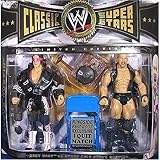 from Jakks WWE INTERNET EXCLUSIVE STONE COLD STEVE AUSTIN AND BRET HART WRESTLEMANIA 13 I QUIT MATCH Model 93775