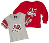 NFL Unisex Infant/Toddler Tampa Bay Buccaneers Option Tee Combo Pack - R14Nc818 (Multi, 3T)