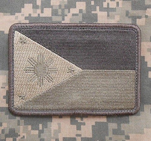 Tenky Philippines Tactical Country Flag Filipino Military Army Morale Acu Velcro Patch ,1PCS