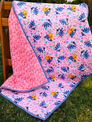 Eeyore Winnie The Pooh Pink Hot Pink Denim